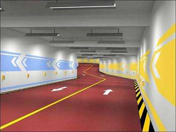 環(huán)氧車庫坡道，防滑地坪