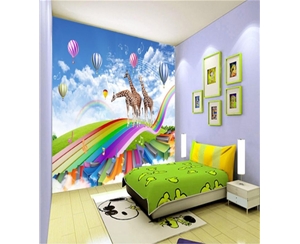 3D立體墻體電視背景藝術彩繪